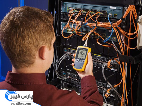 استفاده از دستگاه های تست مخصوص برای فیبر نوری