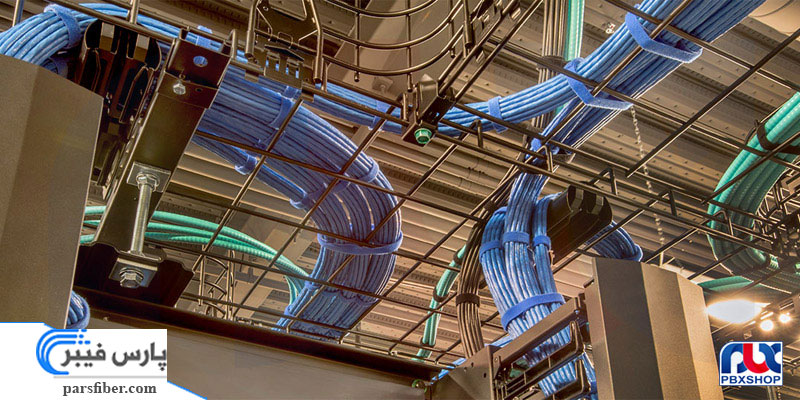 کابل کشی فیبر نوری داخل ساختمان