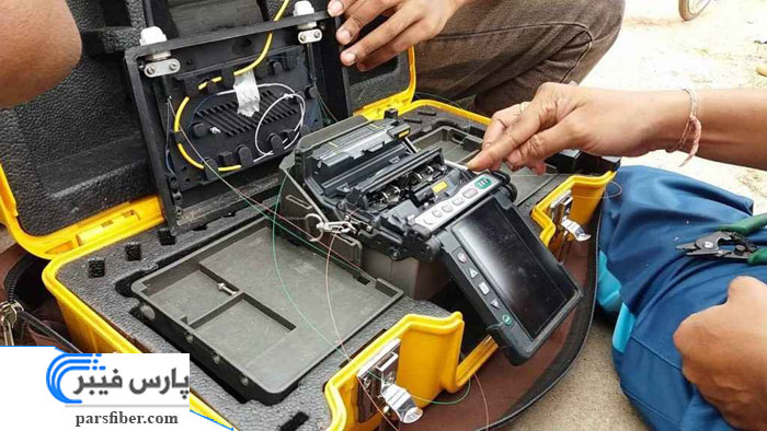 مراحل عملیاتی رفع شکستگی در فیبر نوری