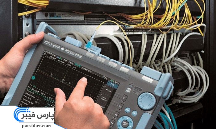 مراحل تشخیص و موقعیت شکستگی در فیبر نوری